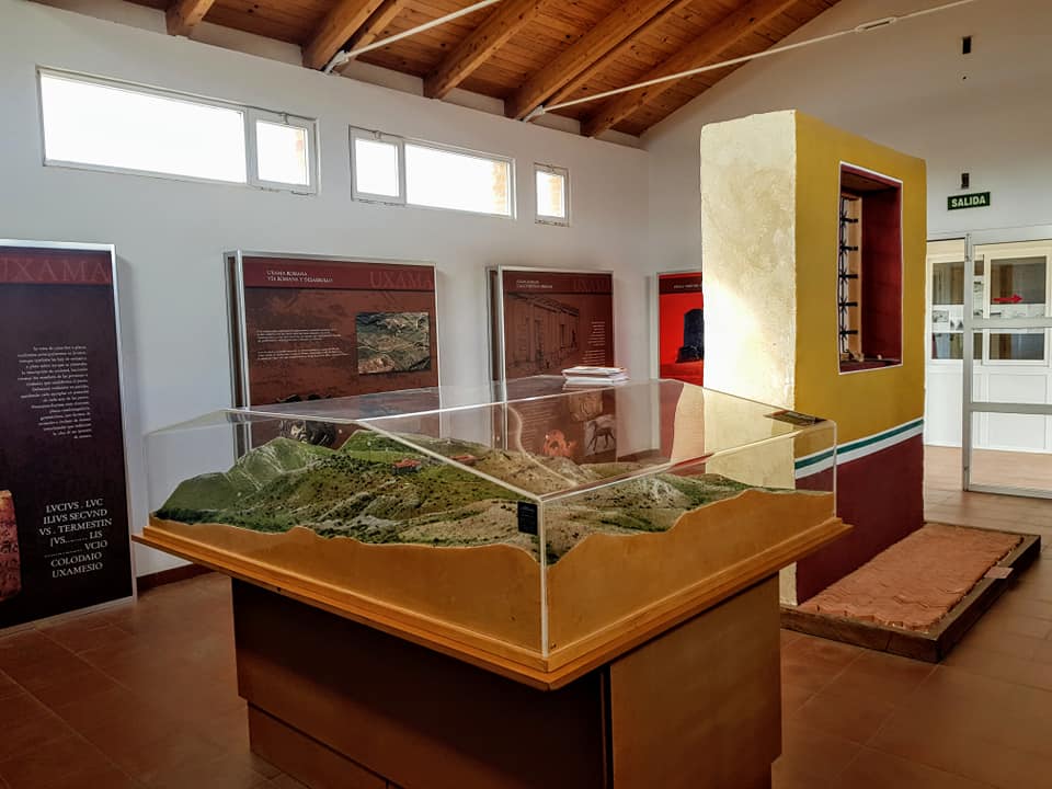 Uxama. Interior del Aula Arqueológica